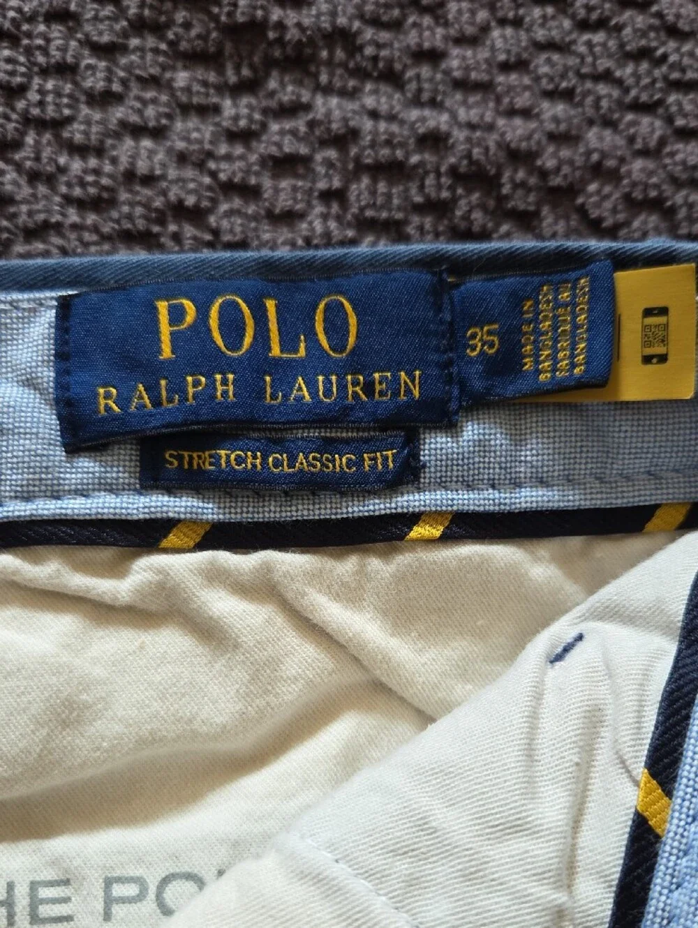 Ralph Lauren Men's Flat-Front Shorts in Slate Blue
